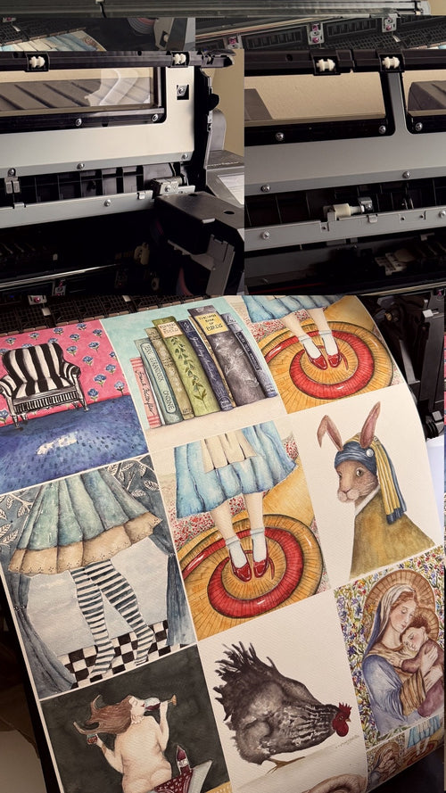 Felix Schoeller Watercolor Rag 310grs / Mate texturado tipo acuarela 100% algodón / Fine Art-impresion-digital-alta-calidad