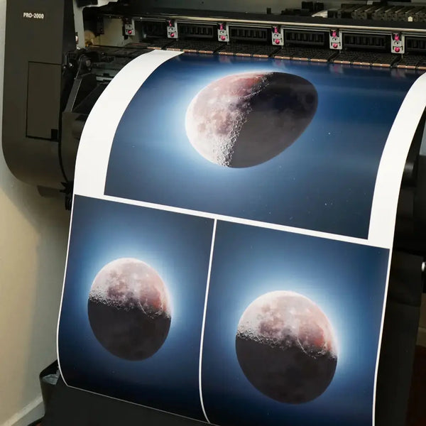 Papel Hahnemuhle Photo Luster 260g semi-brillo con fotografia de estadio nocturno