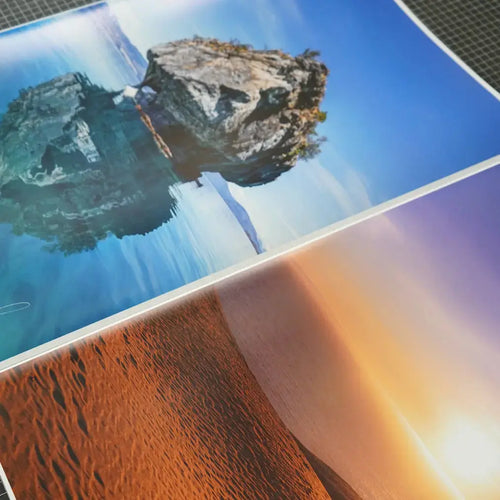 Papel Hahnemuhle Photo Luster 260g semi-brillo con fotografia de estadio nocturno
