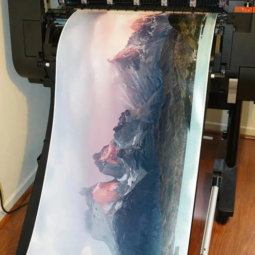Papel Hahnemuhle Photo Luster 260g semi-brillo con fotografia de estadio nocturno