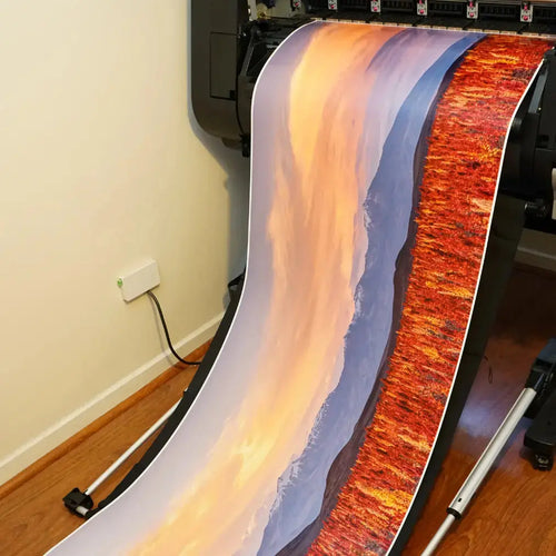 Papel Hahnemuhle Photo Luster 260g semi-brillo con fotografia de estadio nocturno