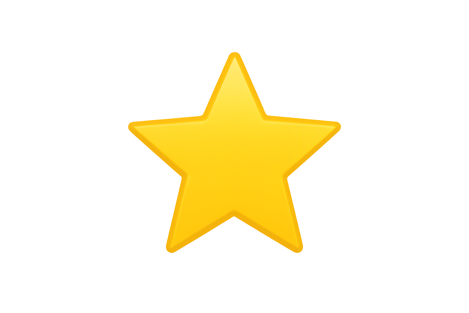 una estrella amarilla para usar para mi home